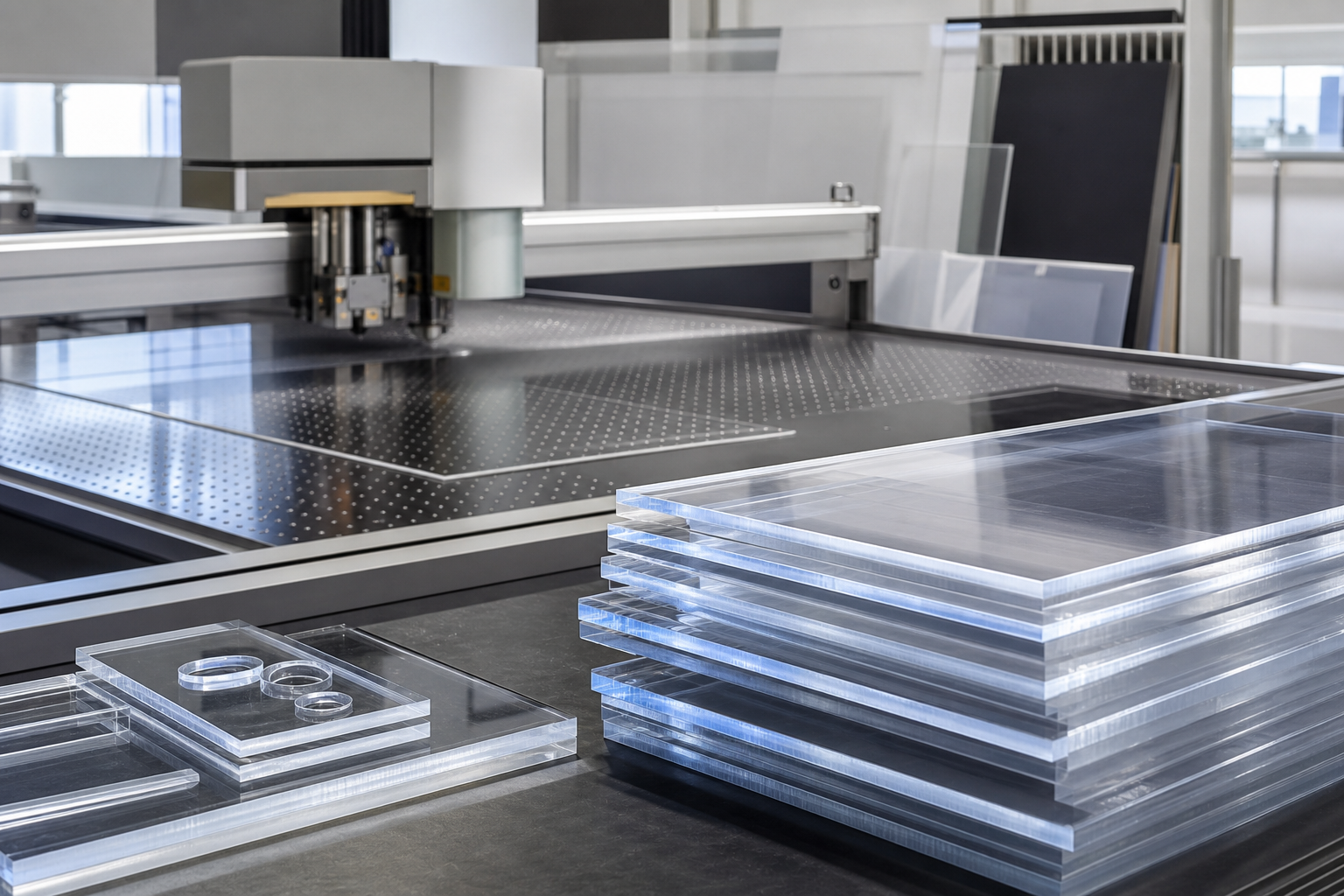Workshop equipment used for precision sheet cutting